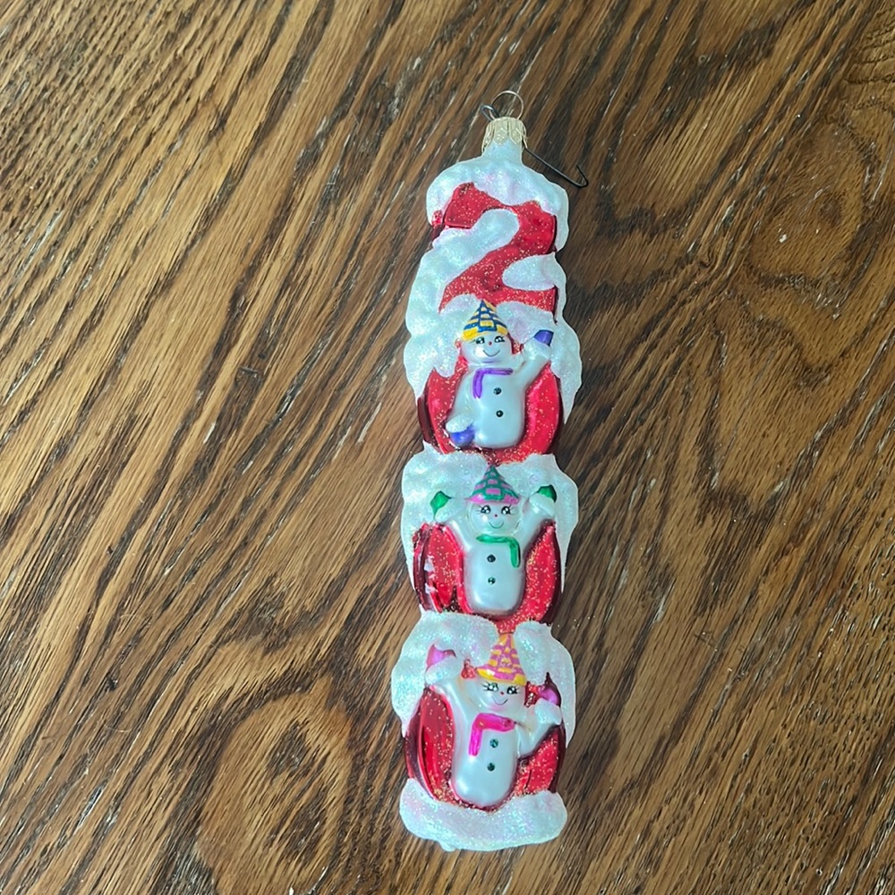 Christopher Radko year 2000 Christmas ornament.
